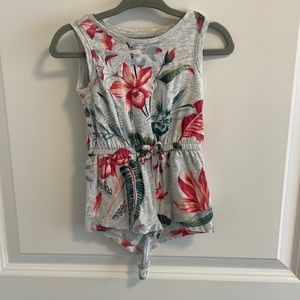 Old Navy Floral Baby Girl Romper 3-6M